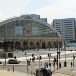 Wide angle photograph of Lime Street Liverpool