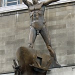 Liverpool Resurgent - Statue on Lewis' Building