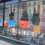 Art in Old Rapid Hardware Shop Window, 2010