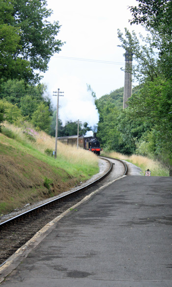 Keighley & Worth Valley Railway - Steam Train Approaching