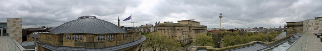 Liverpool panorama from Central Library Roof