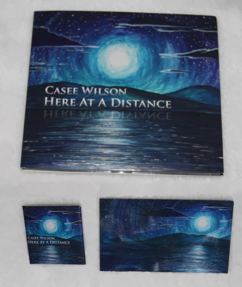 Casee Wilson - Here at a Distance - CD, Badge and Fridge Magnet